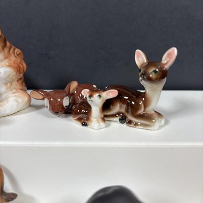 LOT 110: Wildlife Miniatures: Alligators, Bears, Lions, Pheasant and More