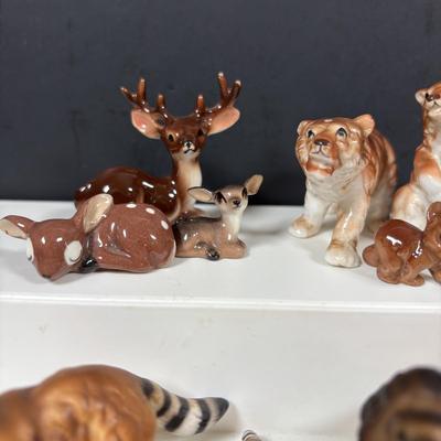 LOT 110: Wildlife Miniatures: Alligators, Bears, Lions, Pheasant and More
