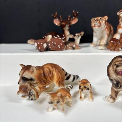 LOT 110: Wildlife Miniatures: Alligators, Bears, Lions, Pheasant and More