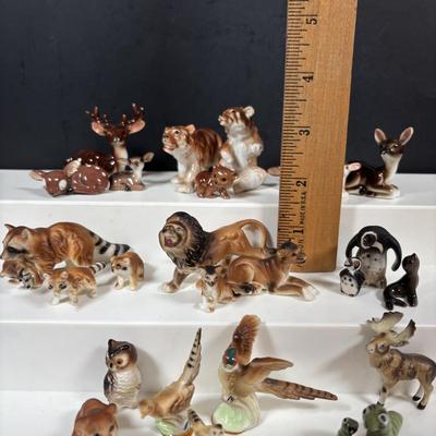 LOT 110: Wildlife Miniatures: Alligators, Bears, Lions, Pheasant and More