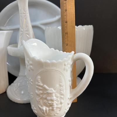 LOT 114: Vintage Milk Glass Collection