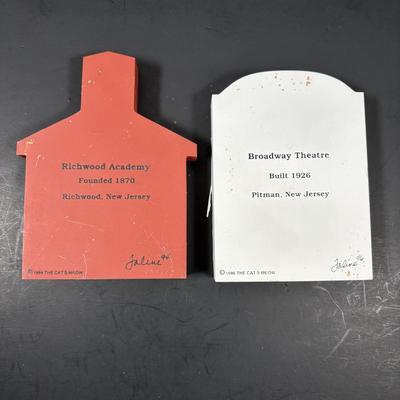 LOT 117: Large Collection of The Cat's Meow Including Local Landmarks: Pitman Grove School, Broadway Theater, Richwood Academy,...
