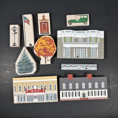 LOT 117: Large Collection of The Cat's Meow Including Local Landmarks: Pitman Grove School, Broadway Theater, Richwood Academy,...
