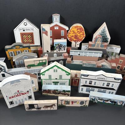 LOT 117: Large Collection of The Cat's Meow Including Local Landmarks: Pitman Grove School, Broadway Theater, Richwood Academy,...