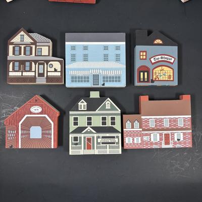 LOT 118: The Cat's Meow Collection: Shady Maple Smorgasbord, Methodist Camp Meeting Auditorium, Hotel Pitman seven Star Tavern,...