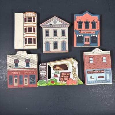 LOT 118: The Cat's Meow Collection: Shady Maple Smorgasbord, Methodist Camp Meeting Auditorium, Hotel Pitman seven Star Tavern,...