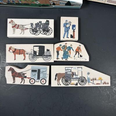 LOT 118: The Cat's Meow Collection: Shady Maple Smorgasbord, Methodist Camp Meeting Auditorium, Hotel Pitman seven Star Tavern,...