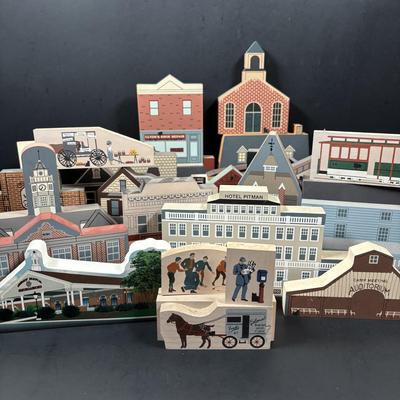 LOT 118: The Cat's Meow Collection: Shady Maple Smorgasbord, Methodist Camp Meeting Auditorium, Hotel Pitman seven Star Tavern,...