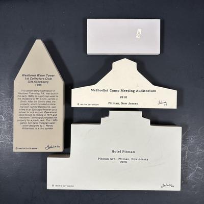 LOT 118: The Cat's Meow Collection: Shady Maple Smorgasbord, Methodist Camp Meeting Auditorium, Hotel Pitman seven Star Tavern,...