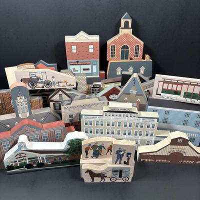 LOT 118: The Cat's Meow Collection: Shady Maple Smorgasbord, Methodist Camp Meeting Auditorium, Hotel Pitman seven Star Tavern,...