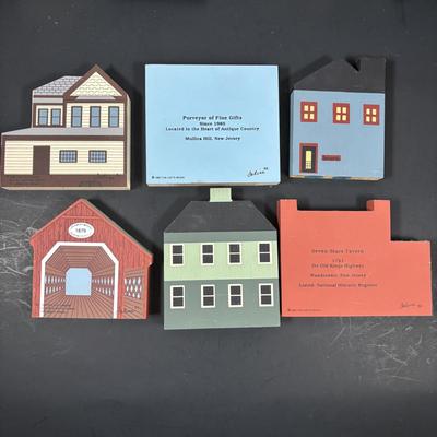 LOT 118: The Cat's Meow Collection: Shady Maple Smorgasbord, Methodist Camp Meeting Auditorium, Hotel Pitman seven Star Tavern,...