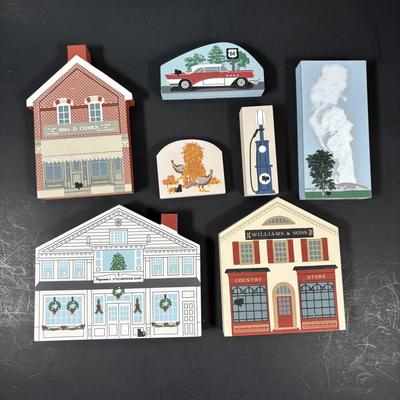 LOT 119: Collection ofThe Cat's Meow: Pitman Clock on Broadway, Sunset Auditorium, Methodist Episcopal Church, Glassboro High School