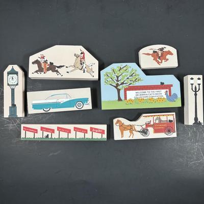 LOT 119: Collection ofThe Cat's Meow: Pitman Clock on Broadway, Sunset Auditorium, Methodist Episcopal Church, Glassboro High School