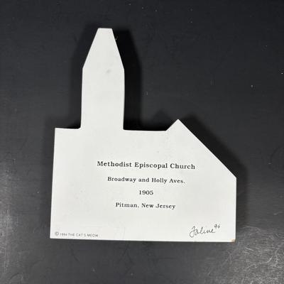 LOT 119: Collection ofThe Cat's Meow: Pitman Clock on Broadway, Sunset Auditorium, Methodist Episcopal Church, Glassboro High School