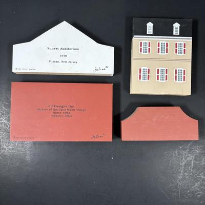 LOT 119: Collection ofThe Cat's Meow: Pitman Clock on Broadway, Sunset Auditorium, Methodist Episcopal Church, Glassboro High School