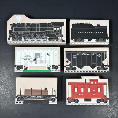 LOT 120: All Aboard for the Licensed Lionel The Cat's Meow Collection: "Steam Turbine" Set w/Box, Crossing Gate, Passenger...