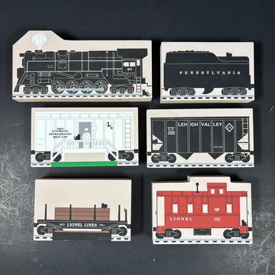 LOT 120: All Aboard for the Licensed Lionel The Cat's Meow Collection: "Steam Turbine" Set w/Box, Crossing Gate, Passenger...