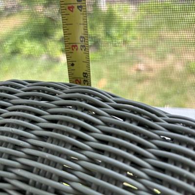 LOT 121: Outdoor Furniture: Chairs, Ottomans, Table w/Glass Top