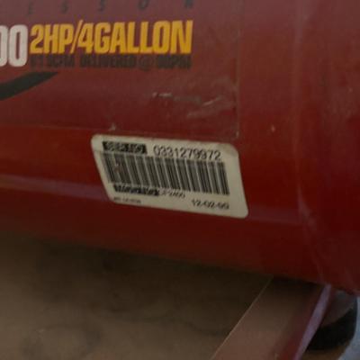 LOT 124: Porter-Cable Jet Stream Air Compressor Model CF2400