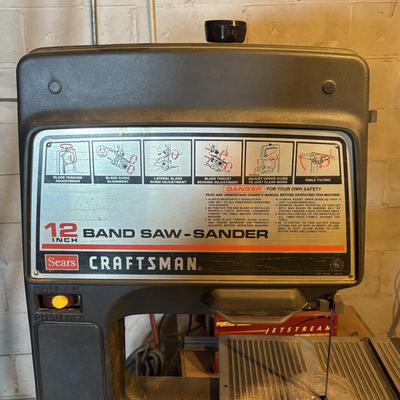 LOT 125: Sears Craftsman 12-inch Bandsaw, Model 113.243310