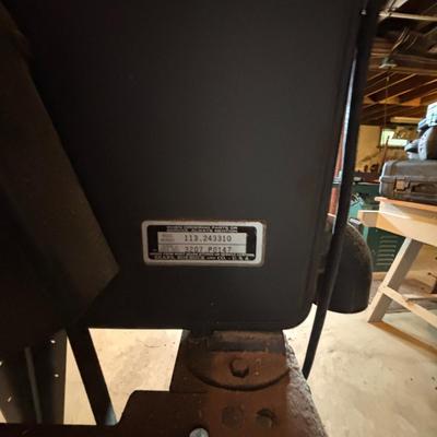 LOT 125: Sears Craftsman 12-inch Bandsaw, Model 113.243310
