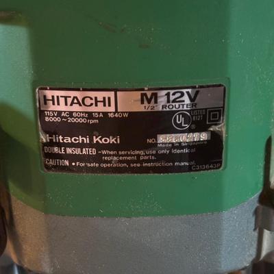 LOT 129: Hitachi Router, Table & Bits