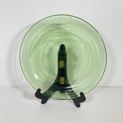 LOT 141: Collection of Uranium Glass Serving Plates