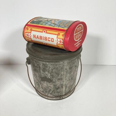 LOT 149: Vintage Kitchen Collection - Wooden Boxes, Tins, Spices and More