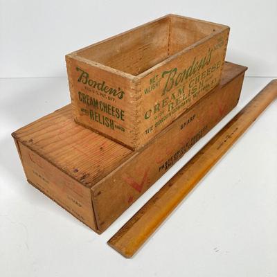 LOT 149: Vintage Kitchen Collection - Wooden Boxes, Tins, Spices and More