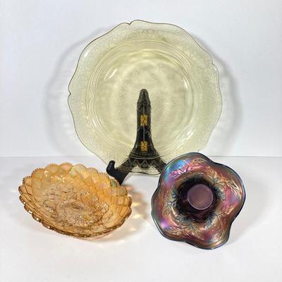 LOT 150: Collection of Decorative Serving Glass - Iridescent / Carnival and More