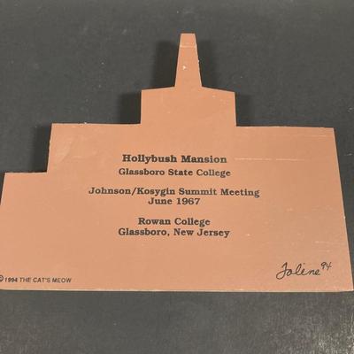 LOT 153: Cat's Meow Village Replicas - Featuring Local Towns of Pitman, Glassboro, Hardingville, Pennsville and More