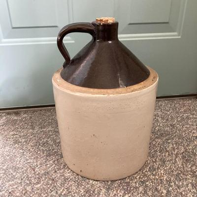 LOT 159: Vintage Pottery Jug, Timothy White & Taylor's Stoneware Hot Water Bottle (Lovatt's Langley Ware England), Ceramic...