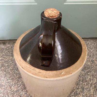 LOT 159: Vintage Pottery Jug, Timothy White & Taylor's Stoneware Hot Water Bottle (Lovatt's Langley Ware England), Ceramic...