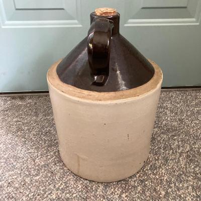 LOT 159: Vintage Pottery Jug, Timothy White & Taylor's Stoneware Hot Water Bottle (Lovatt's Langley Ware England), Ceramic...
