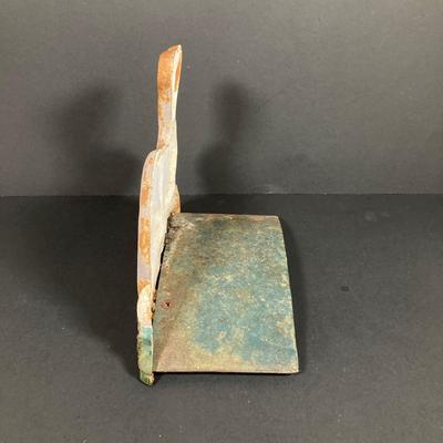 LOT 160: Vintage Cast Iron Rabbit / Bunny Hose Hanger Rack and Boot Cleaner