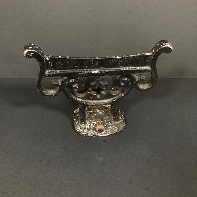 LOT 160: Vintage Cast Iron Rabbit / Bunny Hose Hanger Rack and Boot Cleaner