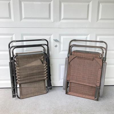 LOT 161: Pair of Zero Gravity Folding Lawn Chairs