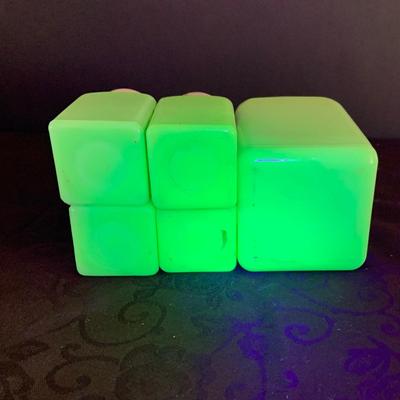 LOT 167: Jadeite Shakers and Jar