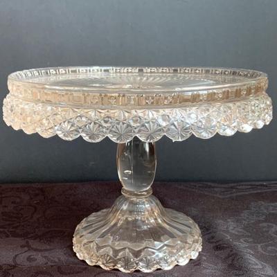 LOT 168: Vintage/Antique Crystal Knife Rests, Salt Dishes, Cake Stand, Flower Frog and More