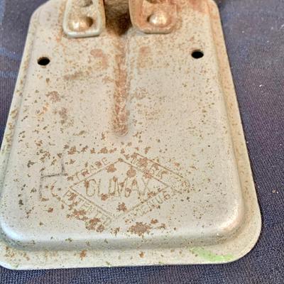 LOT 170: Vintage/Antique HopKing Butcher Paper Dispenser, Primitive Wood Slaw Slicer, Bottle Capper, Cherry Pitter and Moe