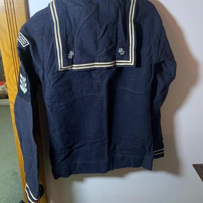 LOT 172: Vintage Sea Scouts Uniform with Boy Scout Patches