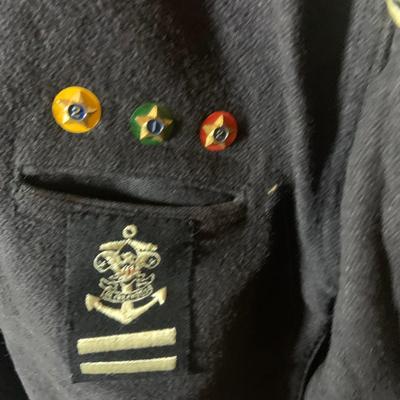 LOT 172: Vintage Sea Scouts Uniform with Boy Scout Patches
