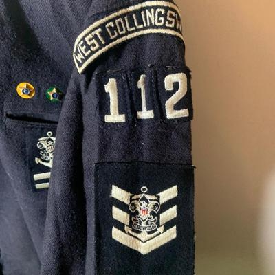 LOT 172: Vintage Sea Scouts Uniform with Boy Scout Patches