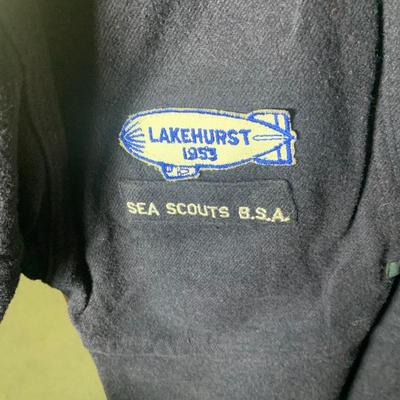 LOT 172: Vintage Sea Scouts Uniform with Boy Scout Patches