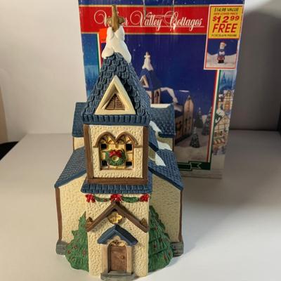LOT 179: Ceramic Holiday Village Houses, Figures and More