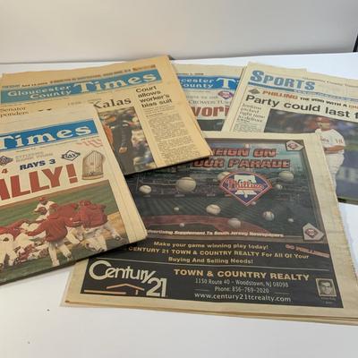 LOT 180: Philadelphia Phillies Memorabilia Including, Cards, Cap, Coke Can, Ryan Howard Bobble Head, Sign and Ephemera