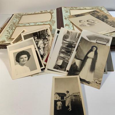 LOT181: Antique Photo Album, Antique and Vintage Photos