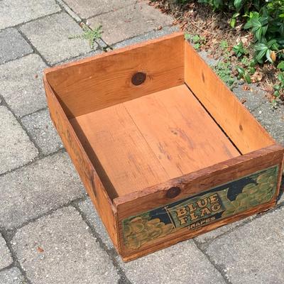 LOT 185: Vintage Wood Crates