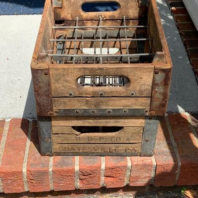 LOT 185: Vintage Wood Crates
