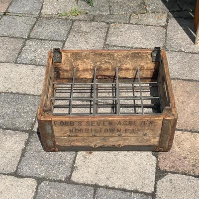 LOT 185: Vintage Wood Crates